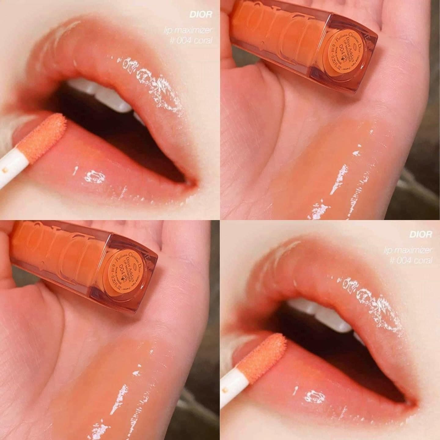  Son Dưỡng Dior Addict Lip Maximizer 004 Coral - Màu Cam San Hô 