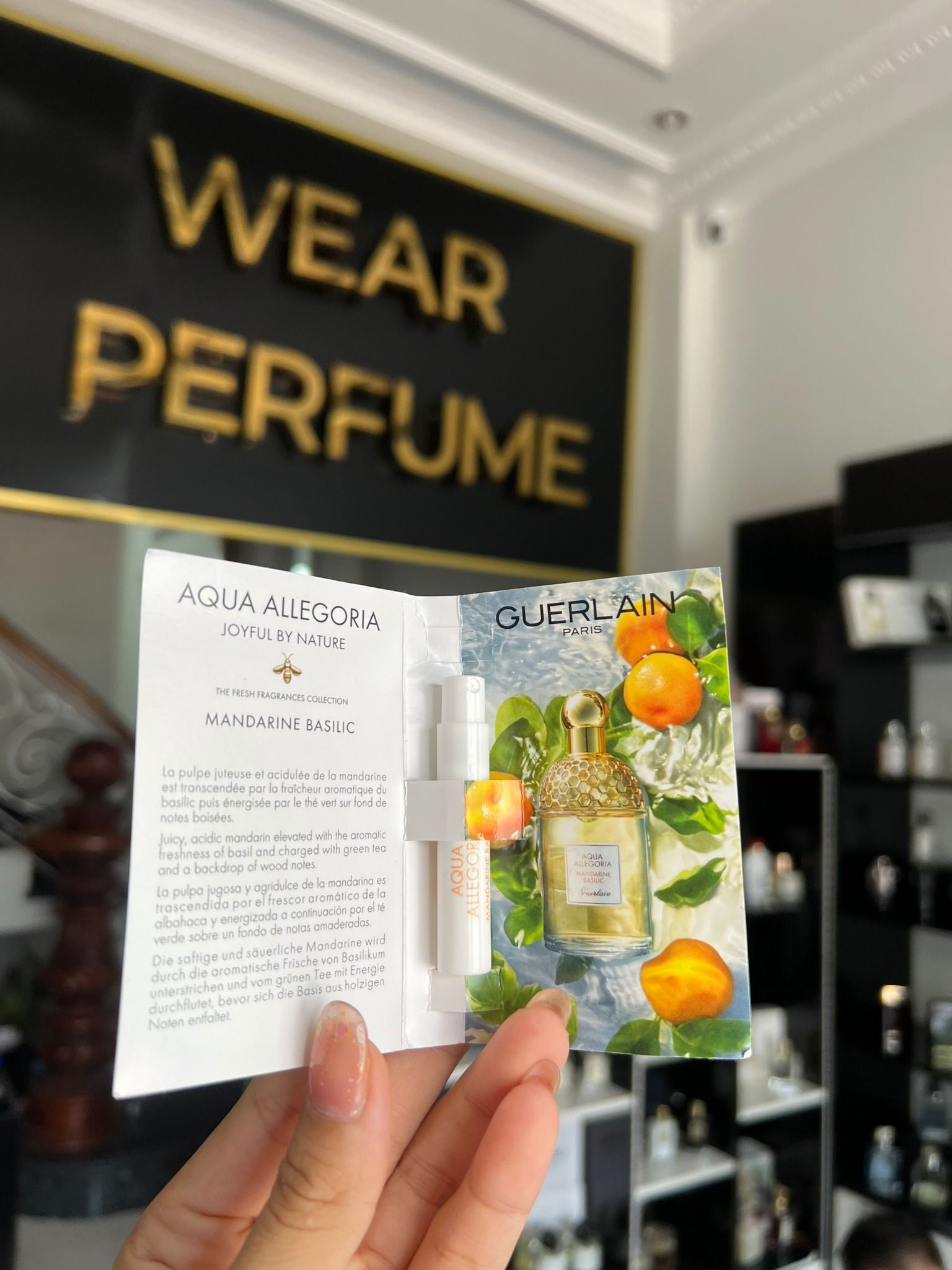  Vial Guerlain Aqua Allegoria Mandarine Basilic 