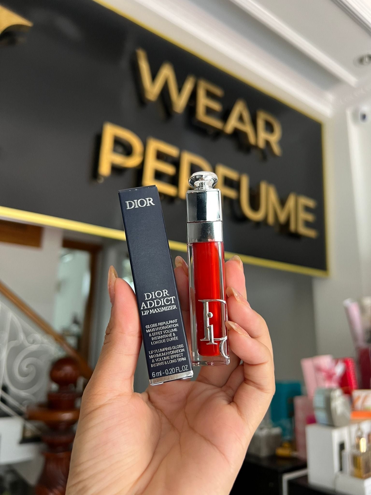  Son Dior Addict Lip Maximizer 028 Intense - Màu Đỏ Gạch 