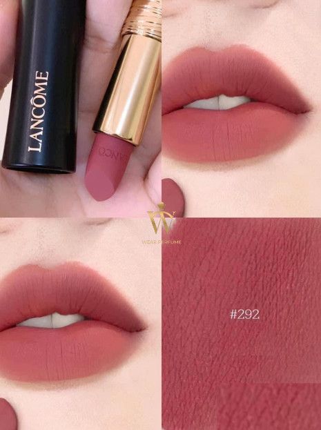  Son Lancome L'absolu Rouge Drama Matte 292 Overdramatic - Màu Hồng Đất 