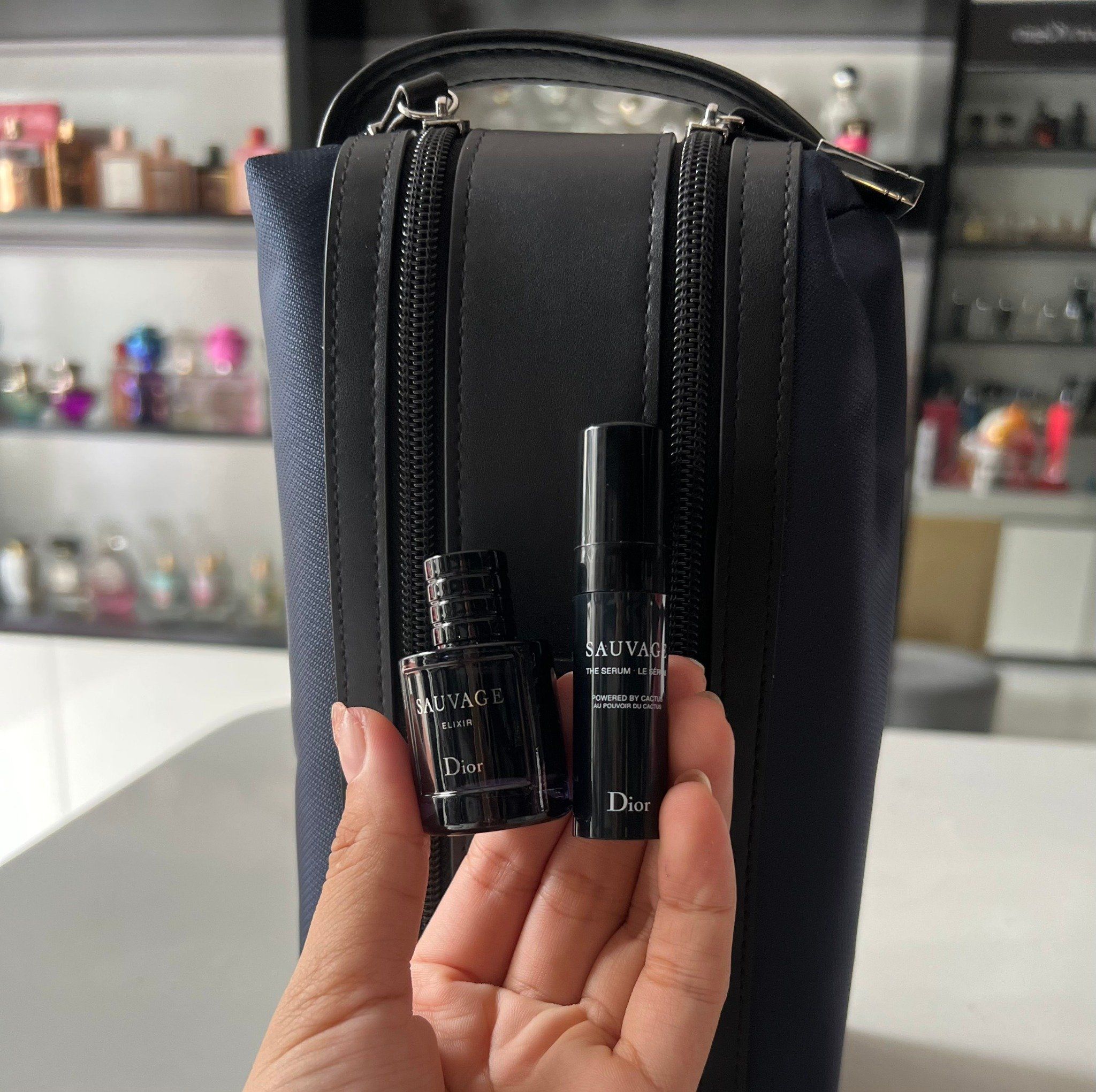  Set Nước Hoa Dior Sauvage Elixir 7.5ml + Serum Dior 5ml (Tặng kèm túi) 