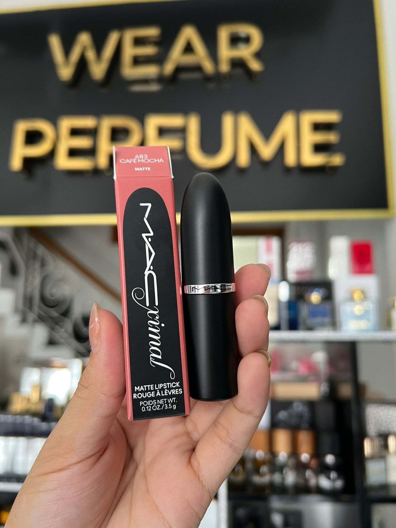  (New 2024) Son MAC Ximal Silky Matte 683 Cafe Mocha - Màu Cam Đào Nude 
