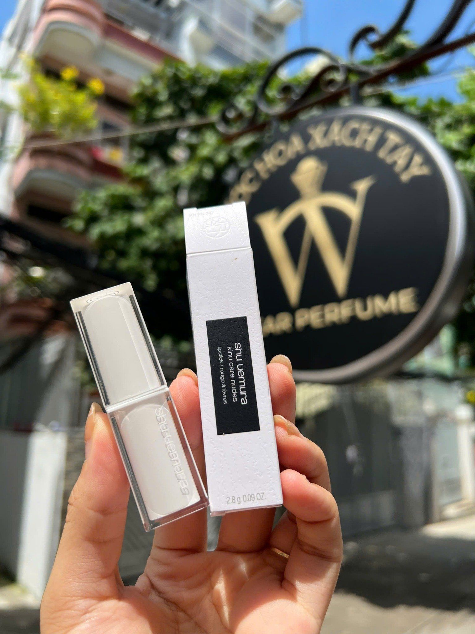  Son Shu Uemura Kinu Care Nudes Lipstick KN PK 347 - Màu Hồng Cam Đào 