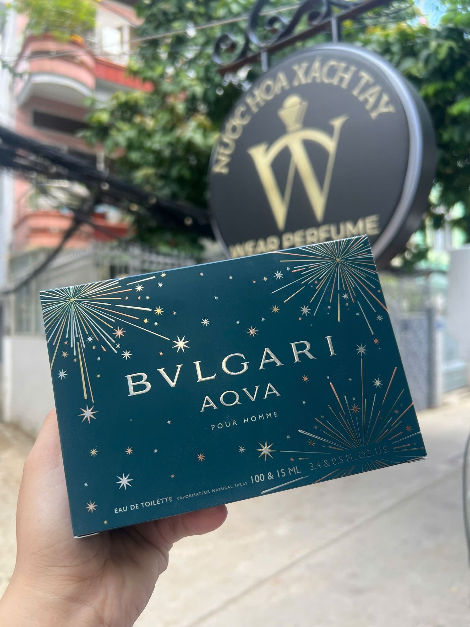  Set Nước Hoa Nam Bvlgari Aqva Pour Homme (100ml+15ml) 