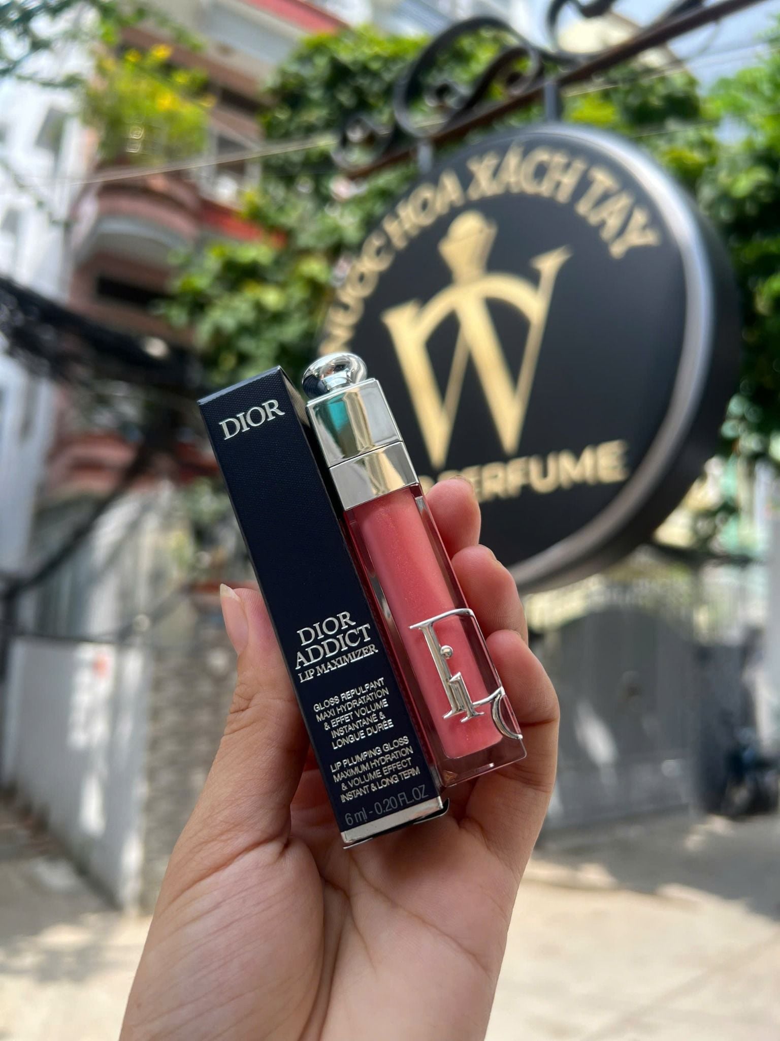  Son Dưỡng Dior Addict Lip Maximizer 030 Shimmer Rose – Màu Hồng Cánh Hoa 