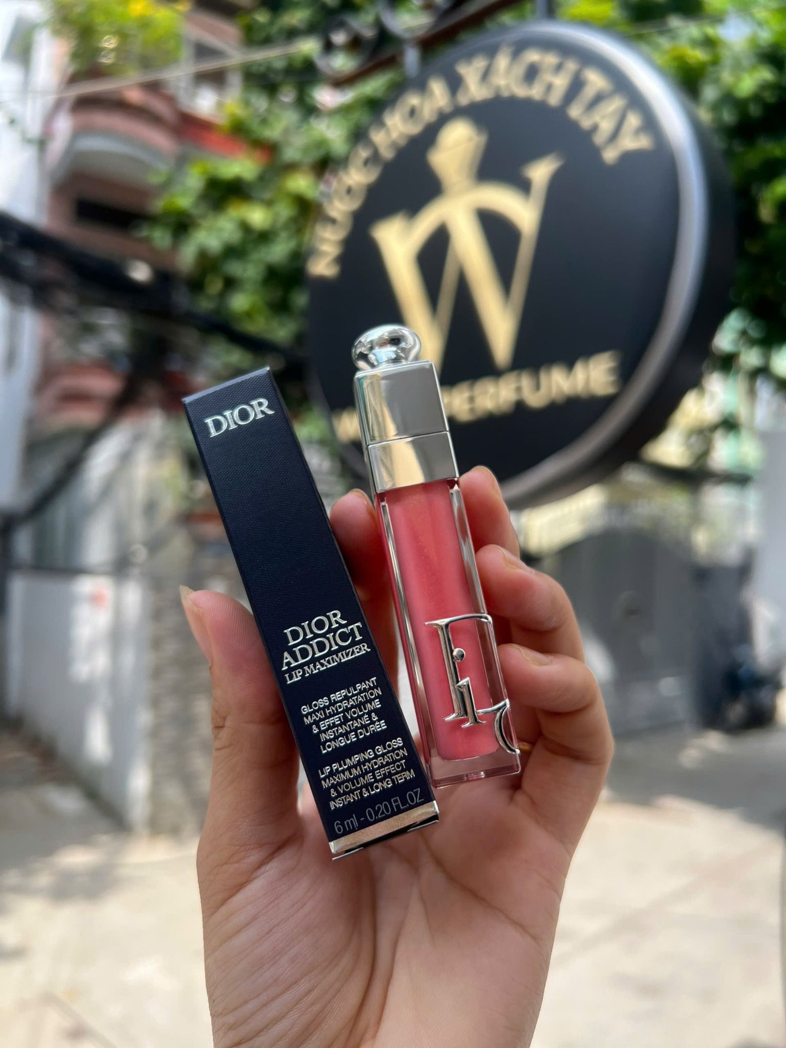  Son Dưỡng Dior Addict Lip Maximizer 030 Shimmer Rose – Màu Hồng Cánh Hoa 