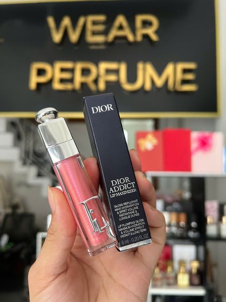 Son Dưỡng Dior Addict Lip Maximizer 010 Holo Pink - Màu Hồng Trong Trẻo (Tặng Kèm Túi Hãng) 