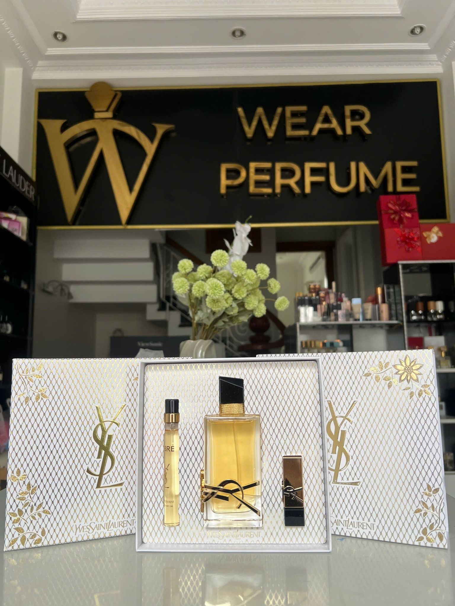  Gift set Yves Saint Laurent YSL Libre (EDP 90ml + EDP 10ml & son 1.3g) 