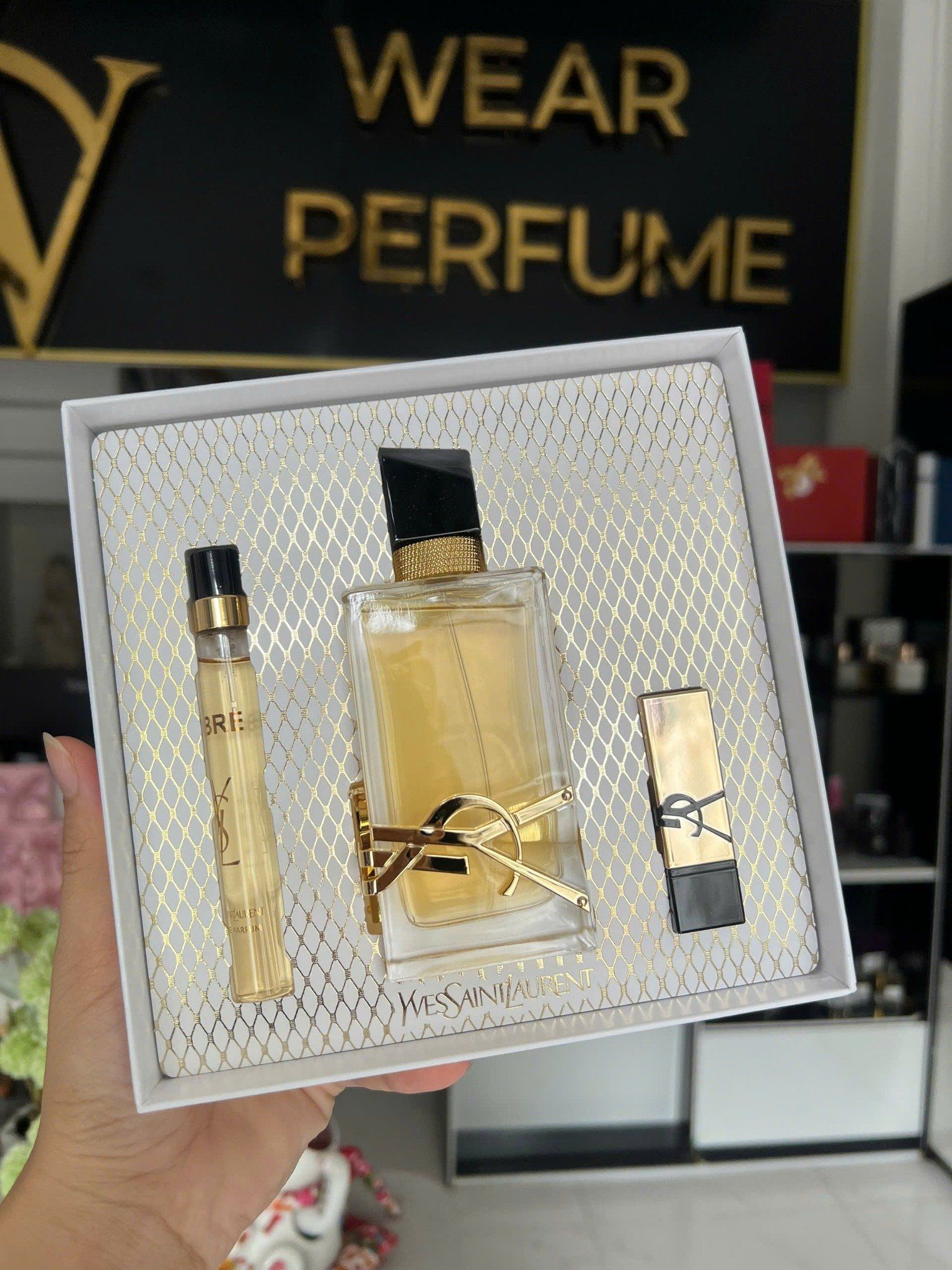  Gift set Yves Saint Laurent YSL Libre (EDP 90ml + EDP 10ml & son 1.3g) 