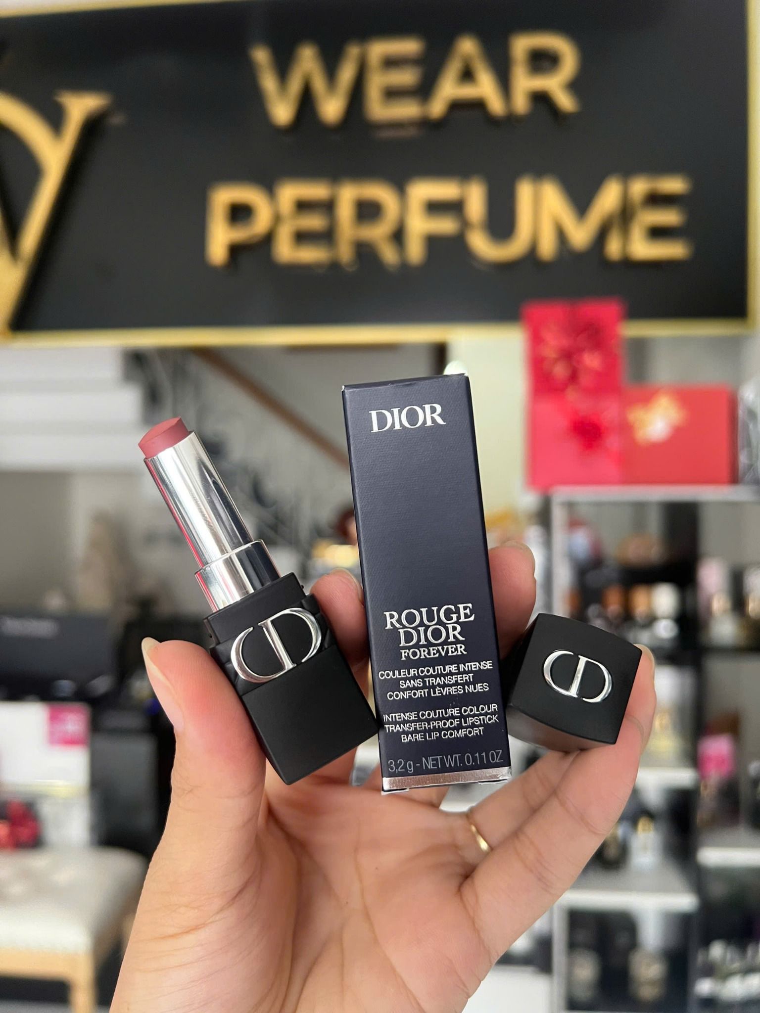  Son Dior Rouge Forever Transfer Proof Lipstick 729 – Màu Hồng Nâu Đất 