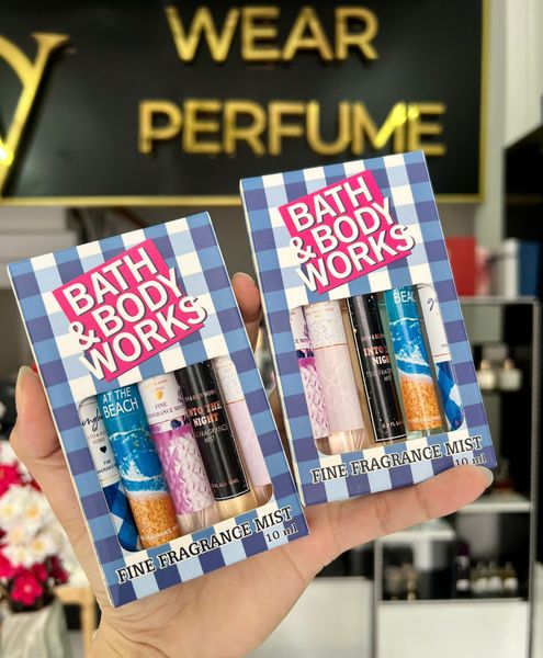  Set Body Mist Bath & Body Works Mini 5 Lọ 10ml 