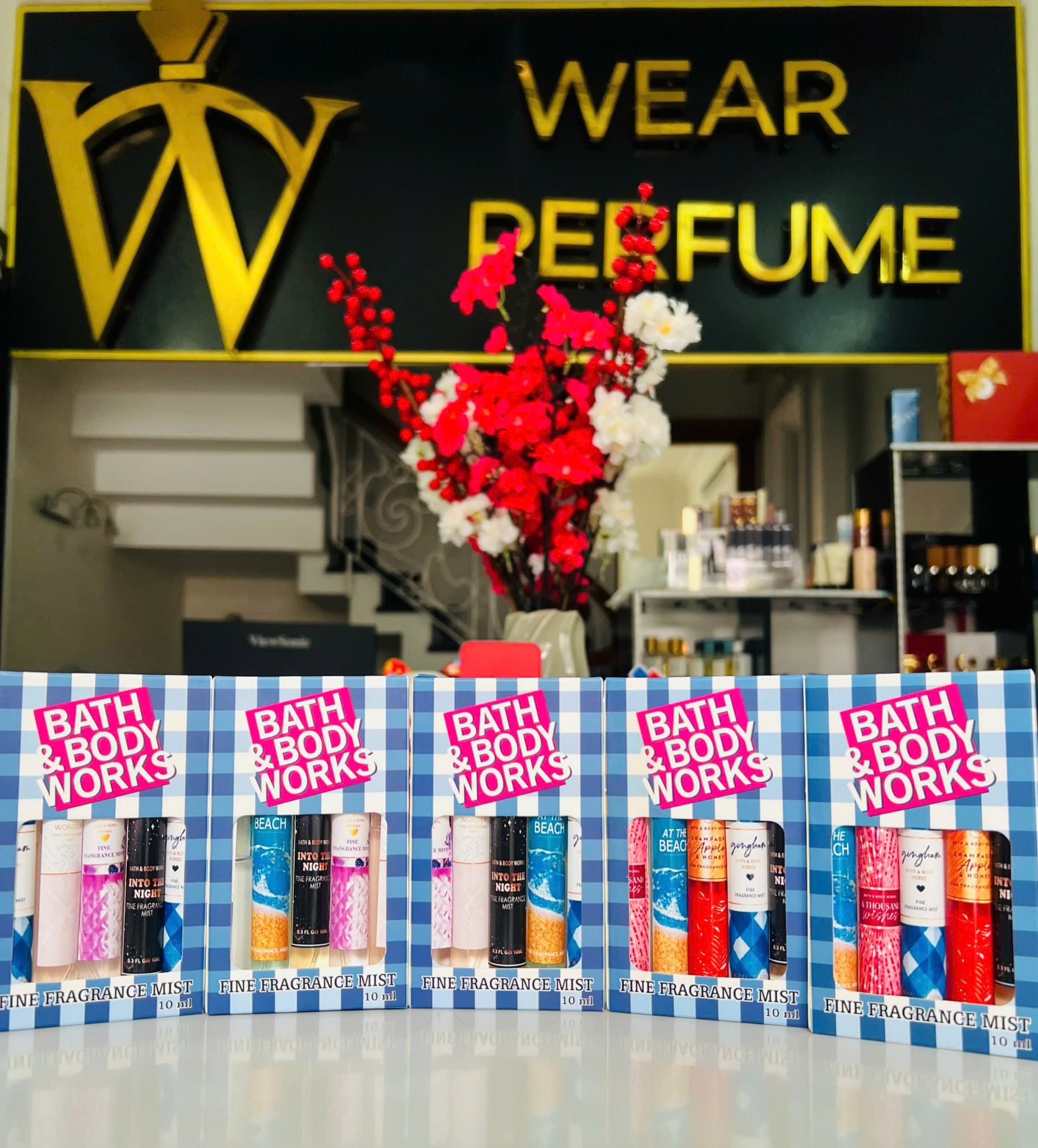  Set Body Mist Bath & Body Works Mini 5 Lọ 10ml 