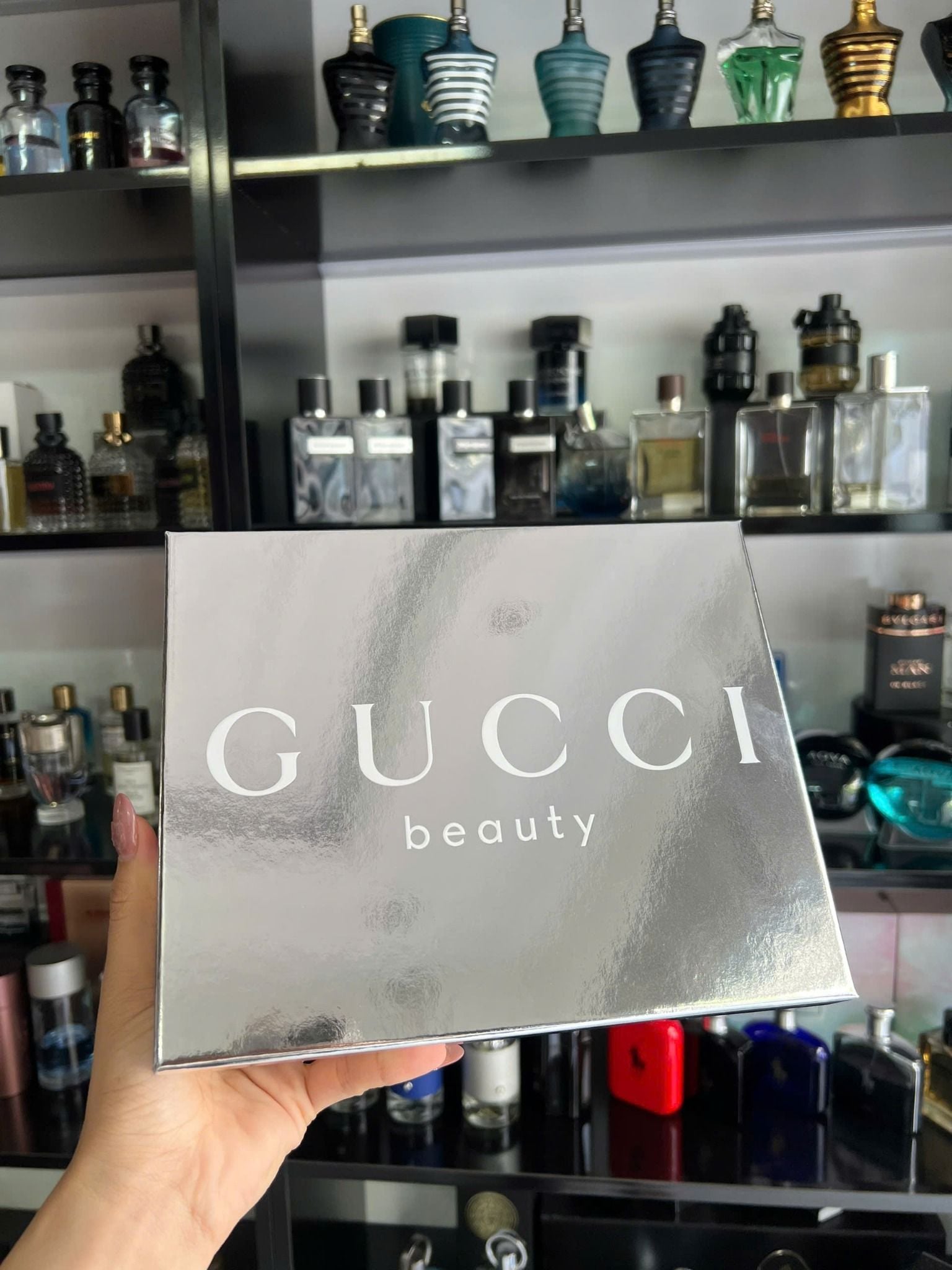  Gift Set Gucci Flora Gorgeous Gardenia Eau de Parfum 3pcs ( EDP 100ml & EDP 5ml & EDP 10ml ) 