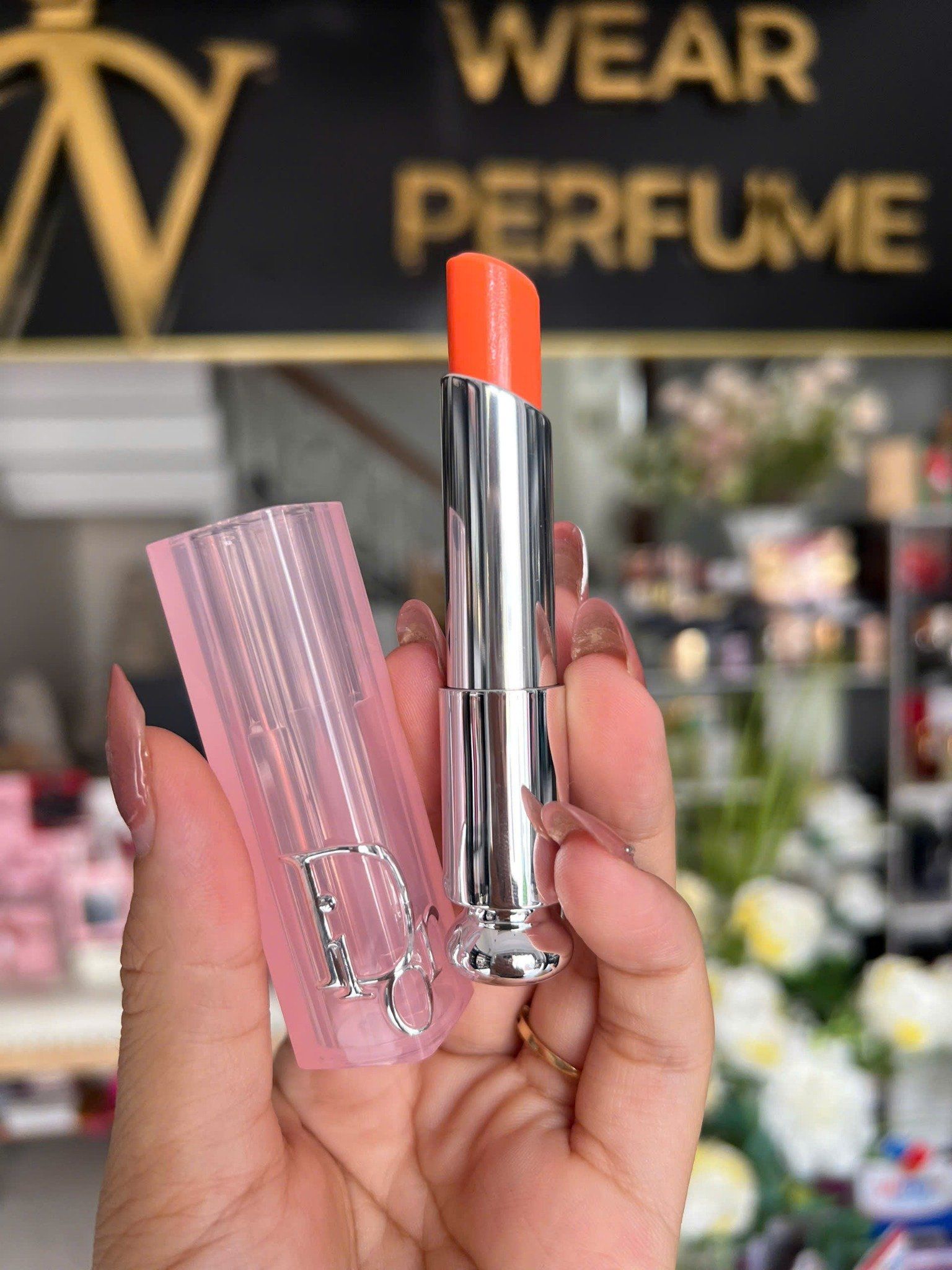  Son Dưỡng Dior Addict Lip Glow Màu 004 Coral - Cam San Hô ( Mẫu Mới 2025 ) Tặng kèm túi hãng 