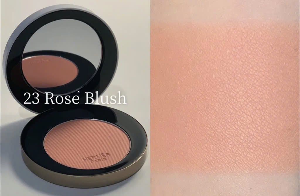  Phấn Má Hồng Hermès Silky Blush Powder 23 Rose Blush - Màu Hồng Cam San Hô 