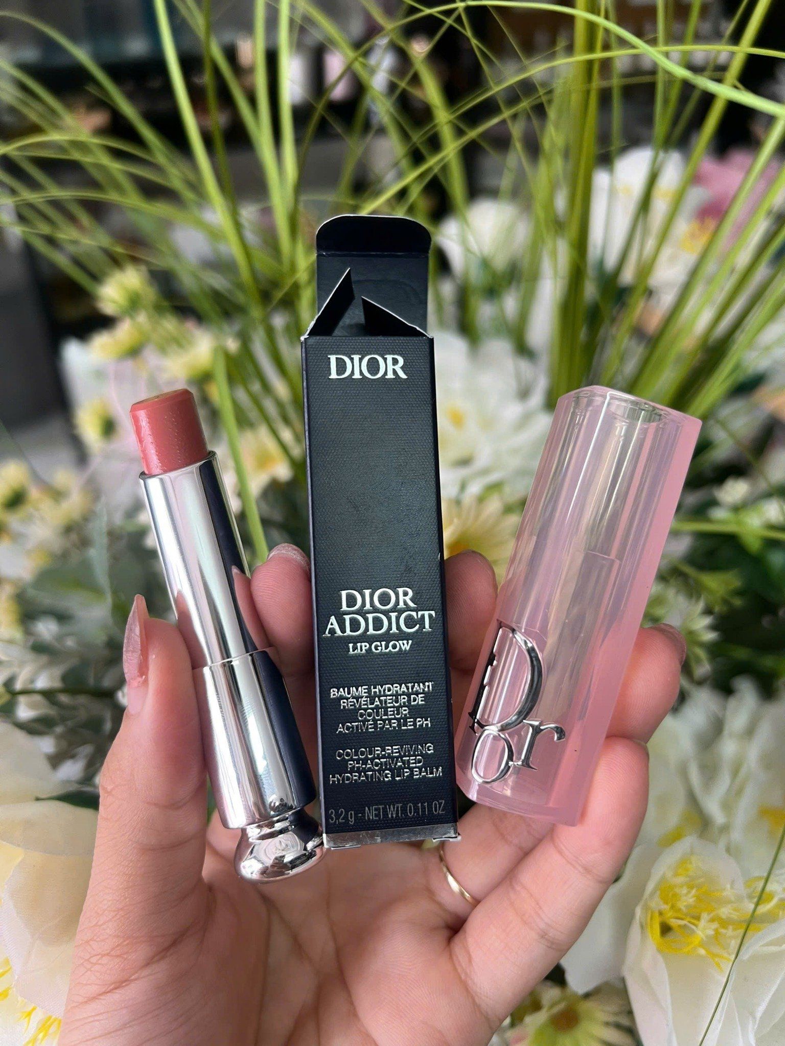  Son Dưỡng Dior Addict Lip Glow Màu 012 Rosewood (2025) - Màu Hồng Cam Đất 