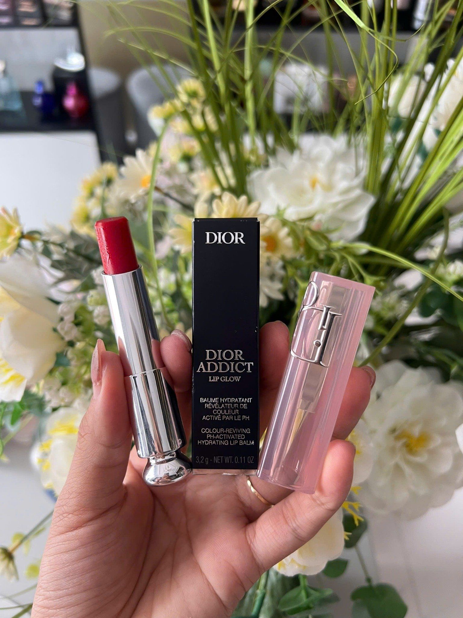  Son Dưỡng Dior Addict Lip Glow 031 Color Reviver Balm Strawberry – Màu Đỏ Dâu (Mới nhất 2025) 
