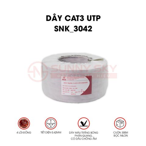  DÂY CAT3 UTP (SNK_3042) 