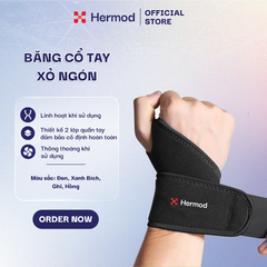 Băng cổ tay xỏ ngón cao cấp Hermod - HM 110