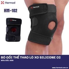 Bó gối thể thao Hermod lò xo Silicone cao cấp HM 102