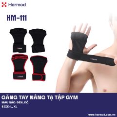 Găng tay nâng tạ tập gym có quấn - HM 111
