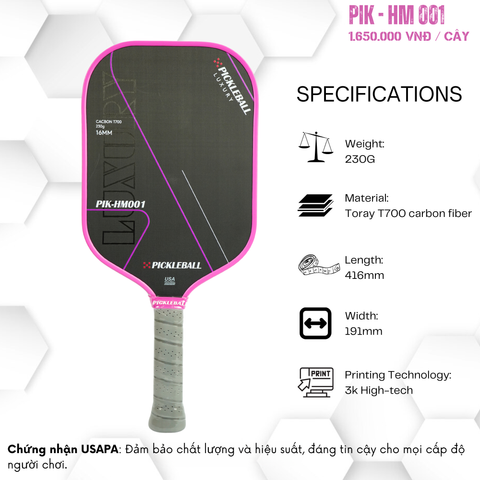 Vợt Pickleball HM 001 ( LUXURY )