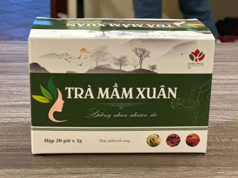  Trà Mầm Xuân Hồng Phúc - Dưỡng nhan nhuận sắc 