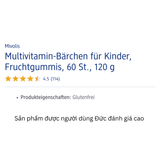  Kẹo gấu Mivolis vị trái cây bổ sung Vitamin Tổng hợp cho bé 