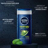  Sữa tắm gội toàn thân dành cho nam Nivea Men Energy 24h Fresh Effect - 400ml 