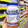  Carusos Natural Health Vitamin E 500IU 150 Capsules – Hỗ trợ hiệu quả sức khỏe tim mạch, làm đẹp da và tăng hệ miễn dịch 