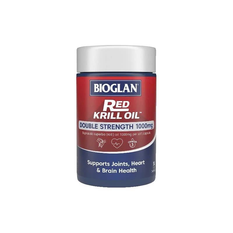  Dầu nhuyễn thể đỏ hàm lượng cao 2.000mg Bioglan Red Krill Oil 2000mg Hộp 30 viên 