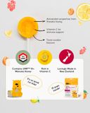  [ORDER 2W ĐÁP] Kẹo mút Mật ong Manuka trị đau họng và tăng đề kháng cho bé từ 3 tuổi Comvita Childrens Lollipops 15 viên 