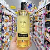  [ORDER 2W ĐÁP] Dầu dưỡng thể thơm massage siêu thích Neutrogena Body Oil Light Sesame 250mL 