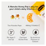  [ORDER 2W ĐÁP] Kẹo mút Mật ong Manuka trị đau họng và tăng đề kháng cho bé từ 3 tuổi Comvita Childrens Lollipops 15 viên 