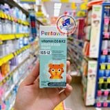 Bổ sung vitamin D3 và K2 cho bé từ 6 tháng đến 12 tuổi Pentavite Vitamin D3 & K2 Kids Liquid 30ml 