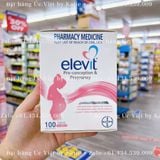  Thuốc bổ elevit dành cho phụ nữ chuẩn bị mang thai và mẹ bầu Úc Hộp 100 viên KÈM BILL CHEMIST TỪNG HỘP 