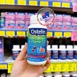  Can xi D3 viên nhai vị dâu cho bé 2-13 tuổi Ostelin Kids Calcium & Vitamin D 90 Tablets 