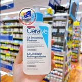  Sữa rửa mặt tẩy da chết hoá học dành cho da khô, mụn, sưng và sần sùi Cerave Renewing SA Cleanser 236mL 