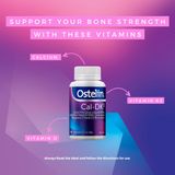  Can xi dành cho người lớn tuổi, phụ nữ mãn kinh, ... Ostelin Cal-DK2 - Calcium, Vitamin D + Vitamin K for Bone Health Hộp 60 viên 