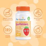  Kẹo mềm vitamin tổng hợp cho bé từ 2 tuổi Pentavite Daily Multivitamin Kids Gummies 60 Viên 