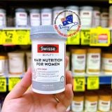  Viên uống hỗ trợ mọc tóc và ngăn rụng tóc dành cho nữ giới Swisse Beauty Hair Nutrition For Women Hộp 60 viên nang 