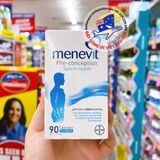  [ORDER 2W ĐÁP] Thuốc hỗ trợ sinh sản cho nam giới Menevit Hộp 90 Viên nang 