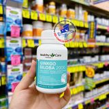  Thuốc bổ não Healthy Care Ginkgo Biloba 2000mg Hộp 100 viên 