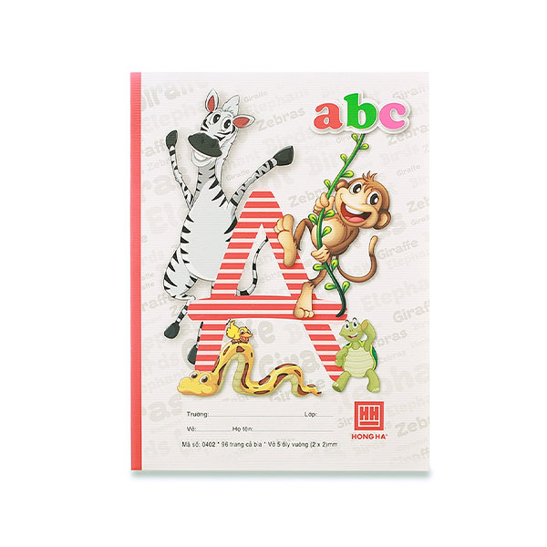 Tập ABC Hòa Bình 80g/m2 (5 ô ly)