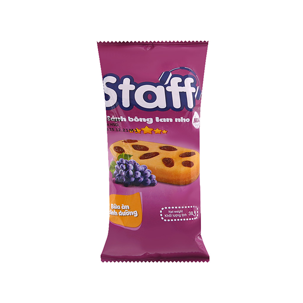 Bánh Mì Tươi Staff Vị Nho 38g