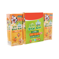 Sữa Trái Cây Kun Hương Cam 180ml