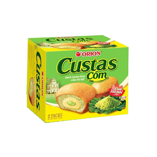 Bánh Kem Trứng Custas Cốm 2P 47g