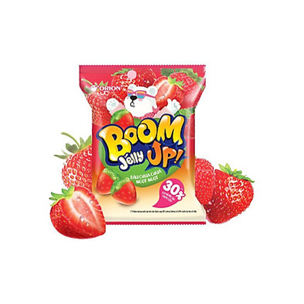 Kẹo Dẻo BOOM Jelly Vị Dâu 25g