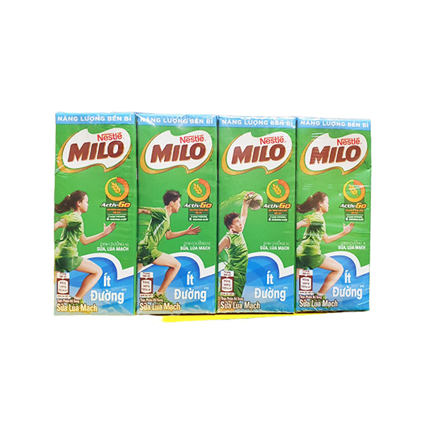 Sữa Milo Active Go Ít Đường 180ml