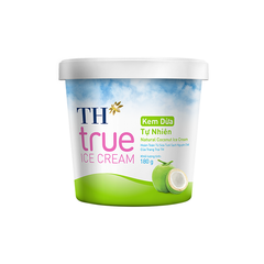 Kem Hộp TH True Ice Cream Dừa Tự Nhiên 180g